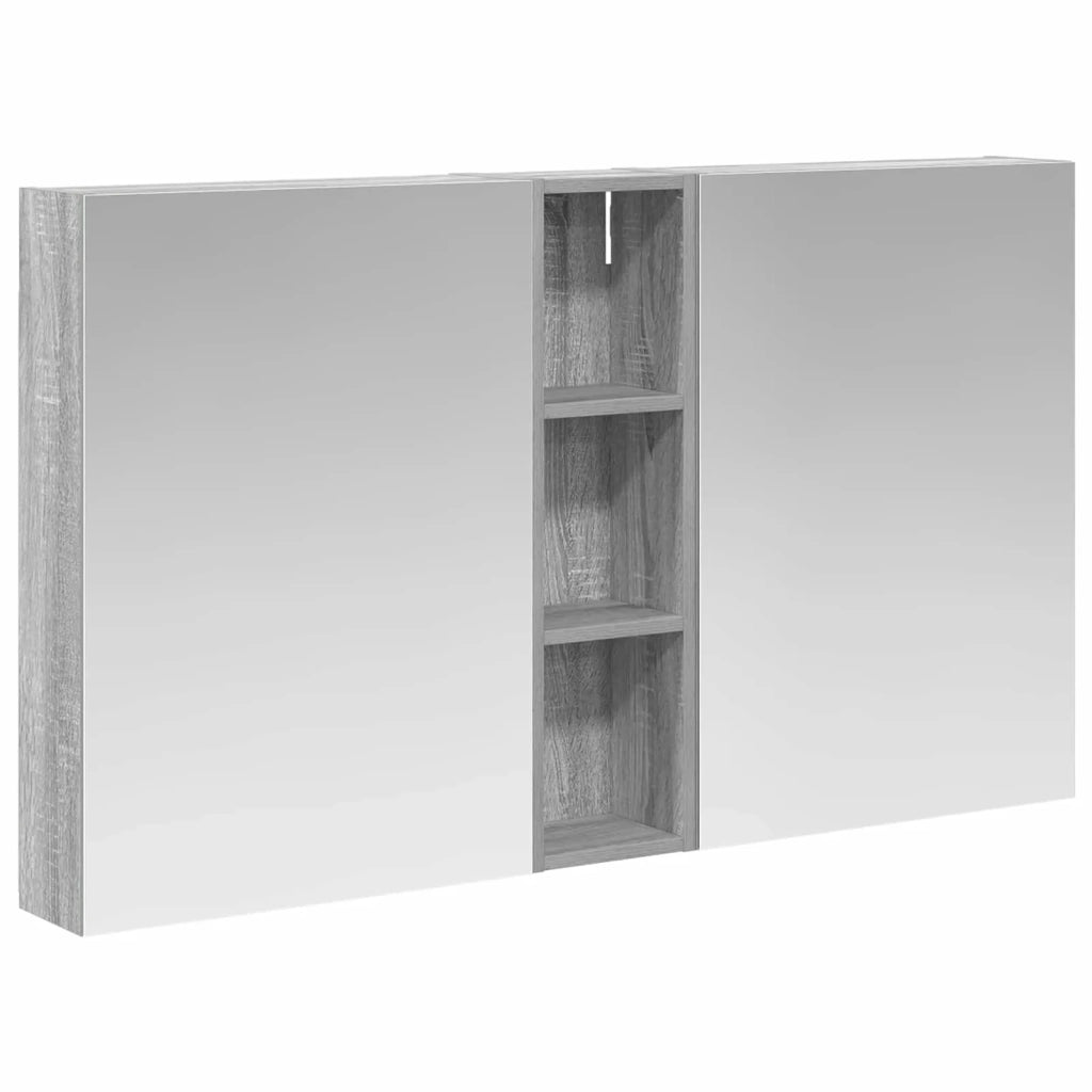 Set di Armadi da Bagno con lo scaffale 3 pcs 120 x 14,5 x 70 cm