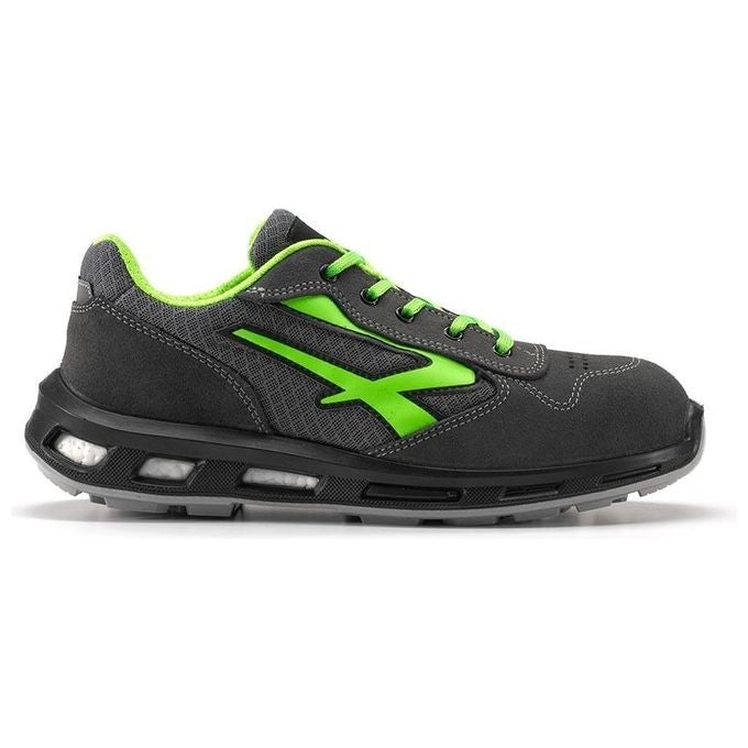U-Power RL20036 Red Lion Point Scarpe Antinfortunistiche Basse S1P SRC ESD Puntale Alluminio Taglia 37 colore Grigio Verde