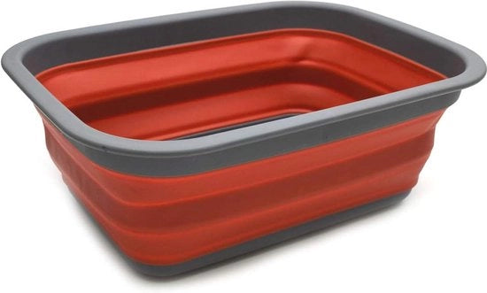 Portatile picnic in panniera ripiegabile per all'esterno - Rosso, contenitore spazievitore per picnic