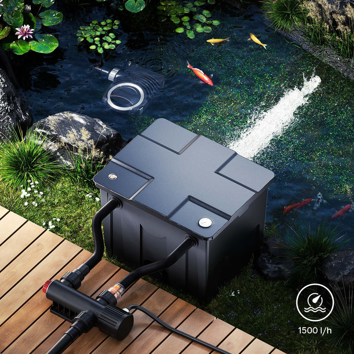 CUV-209 Chiarificatore acqua per laghetti Filtro luminoso 9W