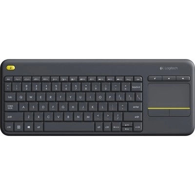 Tastiera logitech wireless k400 touch nero per smart tv - 920003113