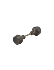 Coppia di pomoli rotondi laccati marroni, 1 battuta, quadro 6 mm, lunghezza 100 mm – THIRARD