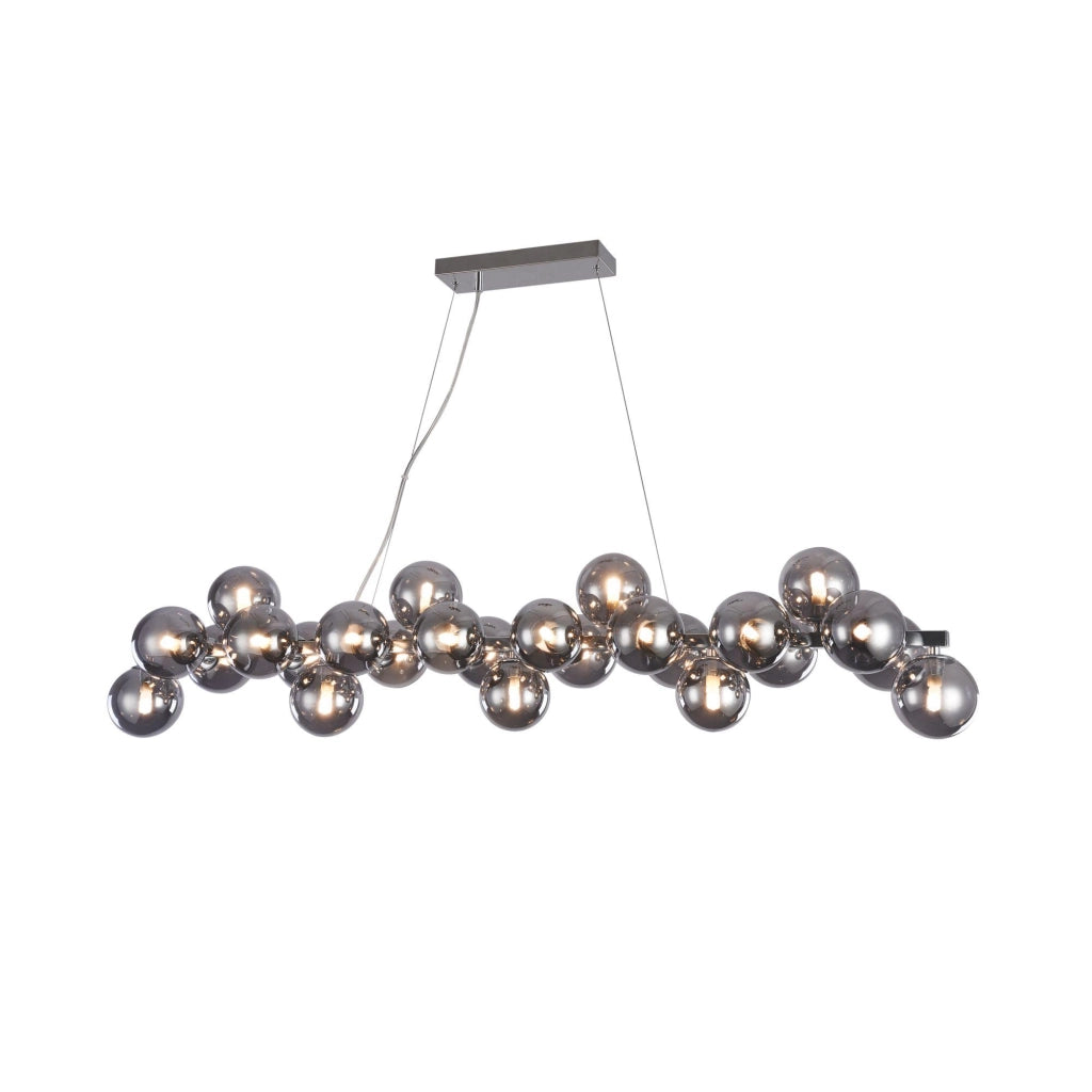 Lampada pendente Modern in Metallo Dallas Cromo
