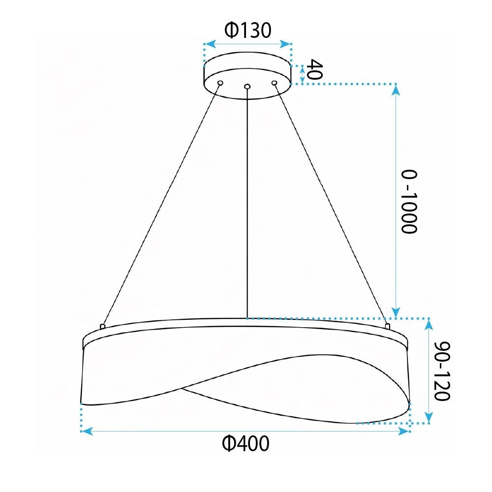 Lampada A Sospensione Da Soffitto G144-cp 40 Gold
