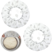 Set da cibo 2 pezzi, contenitore da cibo, pellicola per pane, contenitore per cibo, pellicola per coprire piatti, riciclabile, 25 x 25 cm (grigio)
