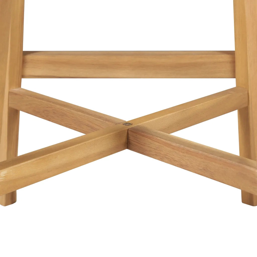 Set da Pranzo da Giardino 5 pz in Legno Massello di Acacia 44221
