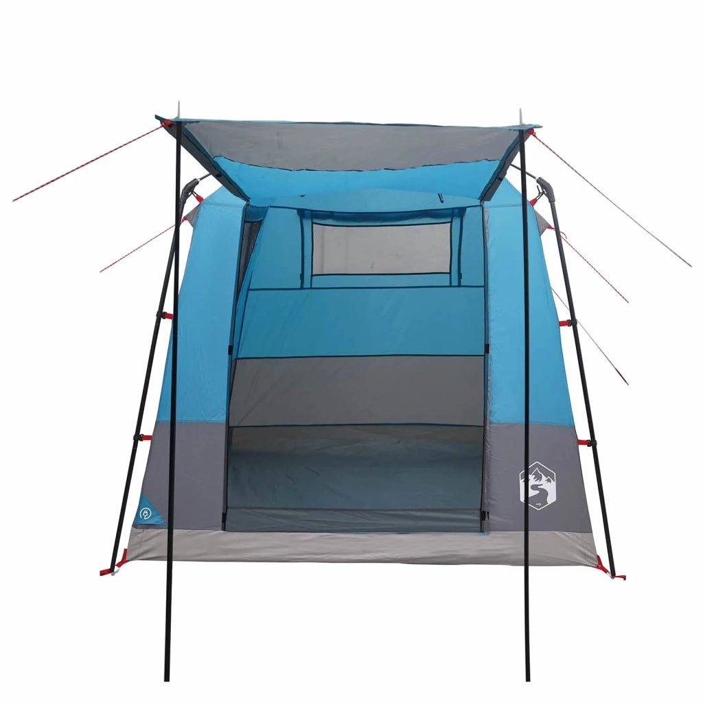 Tenda Party Blu 4 persone Poliestere 185T con rivestimento PU