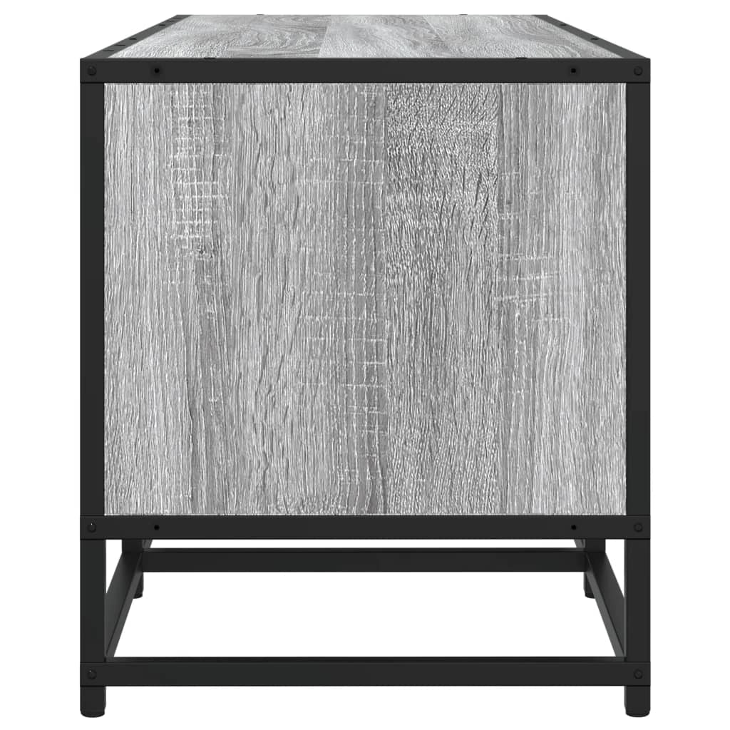 Mobile TV multimediale mensola TV credenza TV sala da pranzo soggiorno camera da letto Sonoma 180 x 35 x 41 cm legno ingegnerizzato grigio 02_0028432