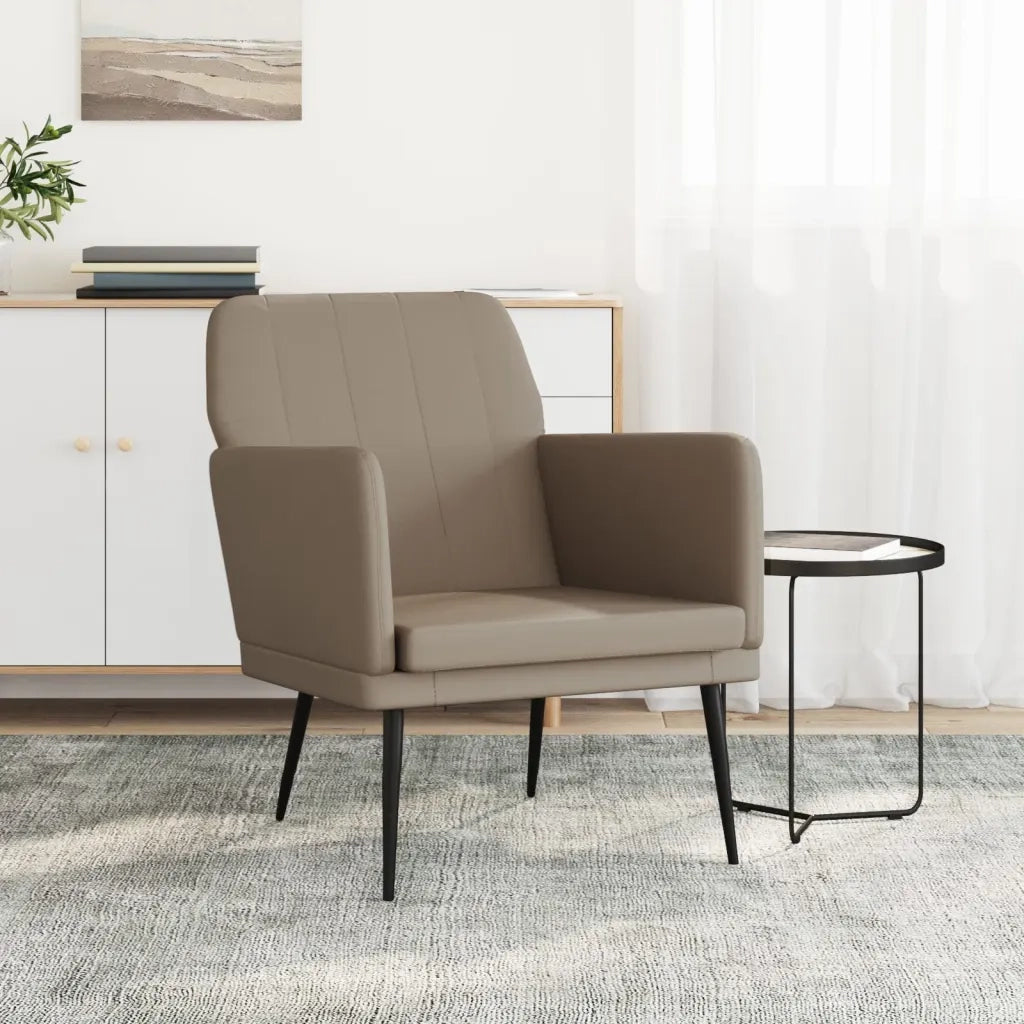 Poltrona Cappuccino 61x78x80 cm Similpelle cod mxl 5633