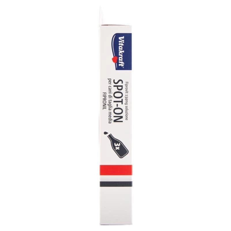 FIPROVIT 134 MG SOLUZIONE SPOT-ON PER CANI DI TAGLIA MEDIA FIPRONIL 3 X 1,34 ML