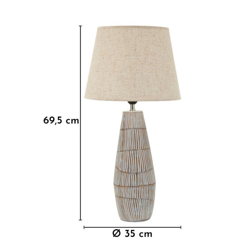 Lampadelle A Da Tavolo Resina Hanoi cm ø 35x69,5