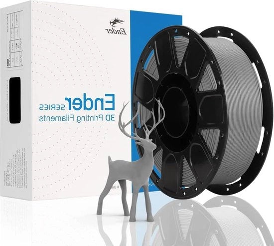 Filamento 3D - 175 mm - non aderente - forte aderenza - grigio - 1 kg