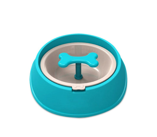 Ciotola sport per cani gatti 20 cm anti-soffocamento e migliore digestione Blu