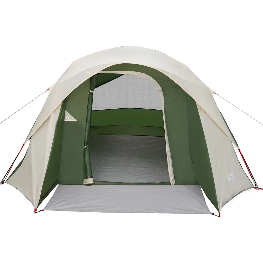 Tenda da Campeggio a Cabina per 4 Persone Verde Impermeabile 4009558