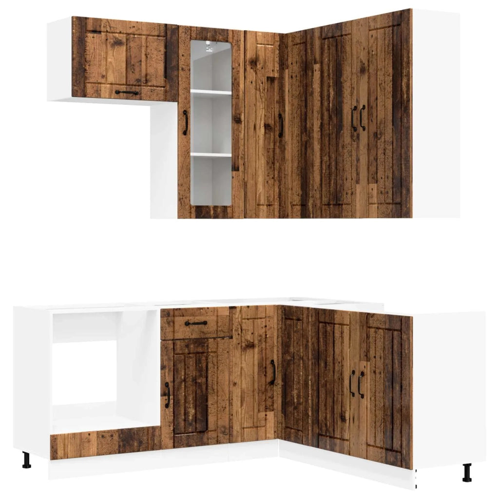 Unità Cucina LUCCA 8 pcs Legno antico Legno ingegnerizzato 3438409