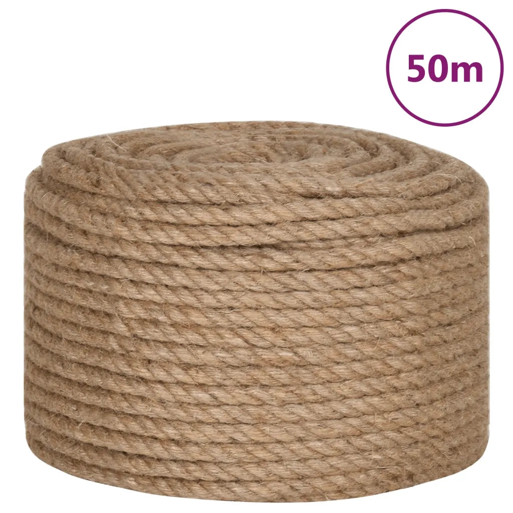 Corda | Fune in Juta Lunga 50 m Spessa 14 mm