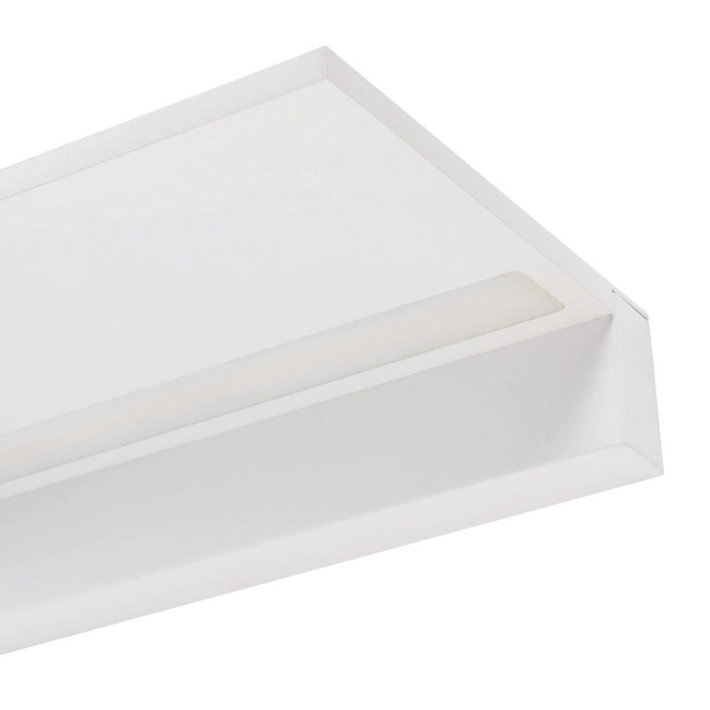 luce lampada a specchio bianco LED metallo orizzontale bagno soggiorno moderno lampada da parete