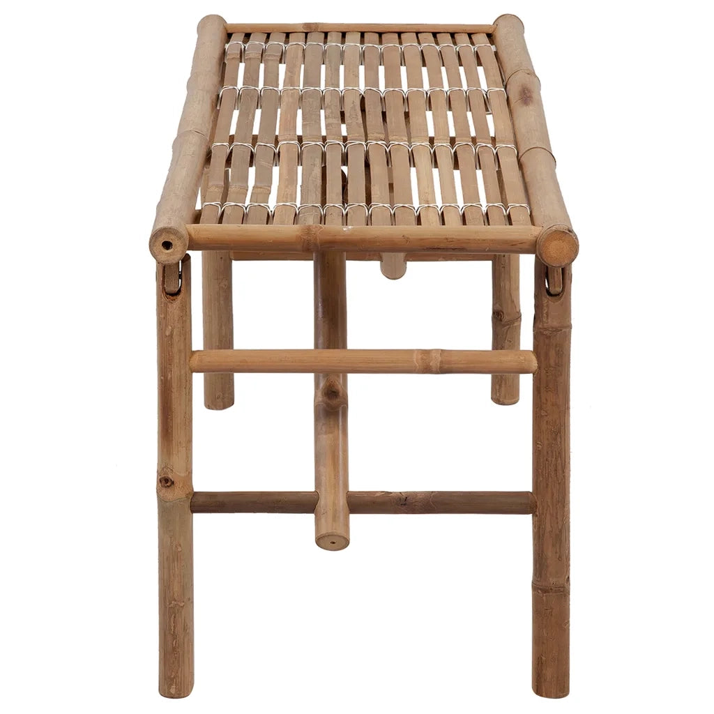 Panca da Giardino Pieghevole con Cuscino 118 cm in BambÃ¹ cod mxl 75646