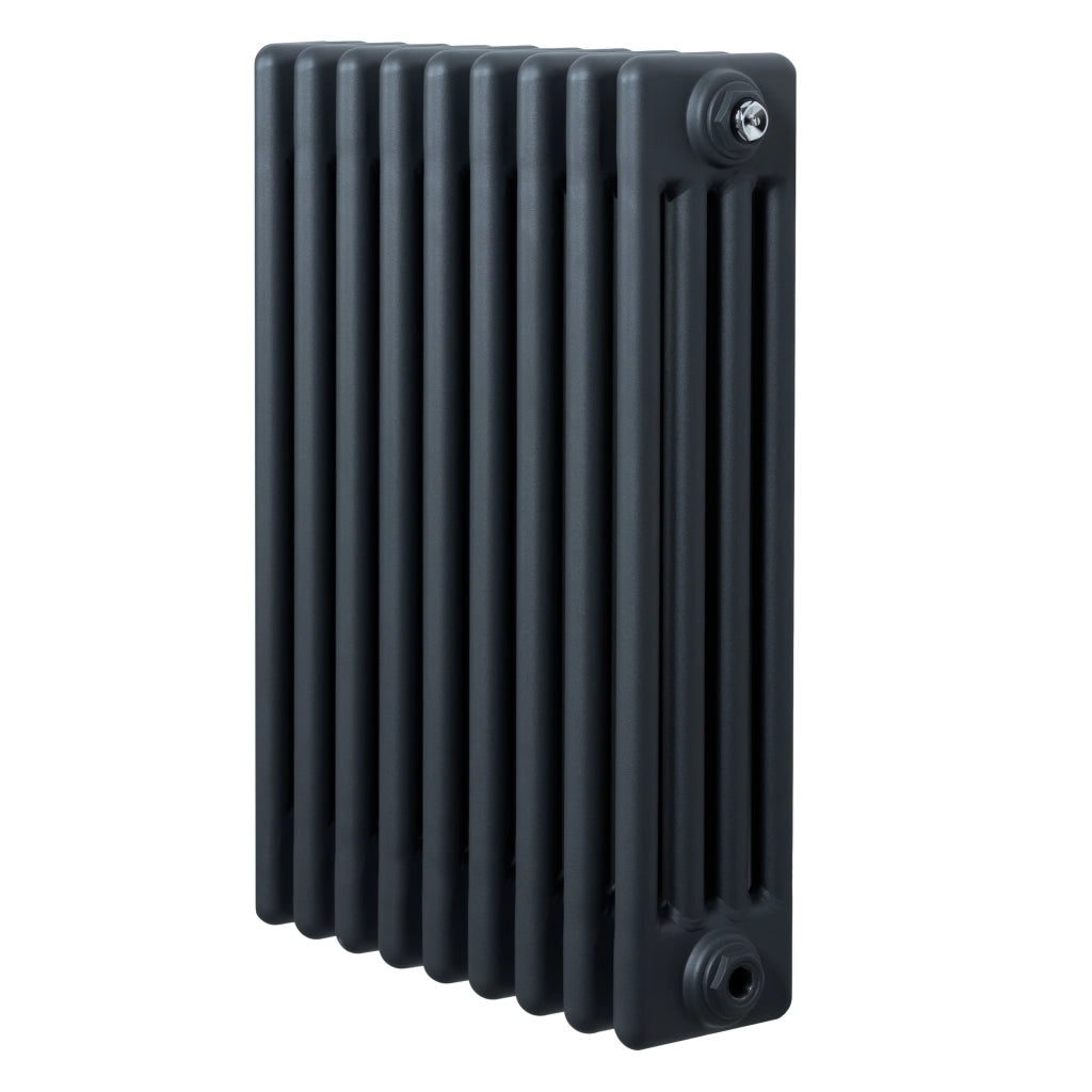 Radiatore Tradizionale 4 Colonne Orizzontale Antracite 600 x 425 mm