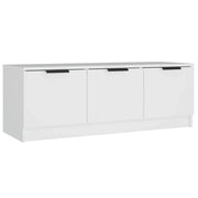 Mobile TV multimediale mensola TV credenza mobile TV sala da pranzo soggiorno camera da letto 102 x 35 x 36,5 cm legno ingegnerizzato bianco 02_0025562