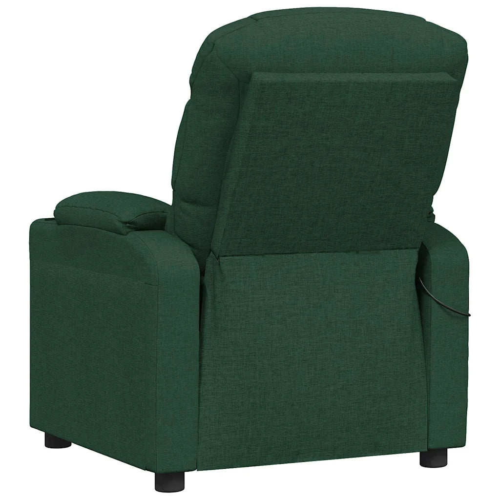 Divano Sedia-Poltrona Massaggiante Verde Scuro in Tessuto 790105