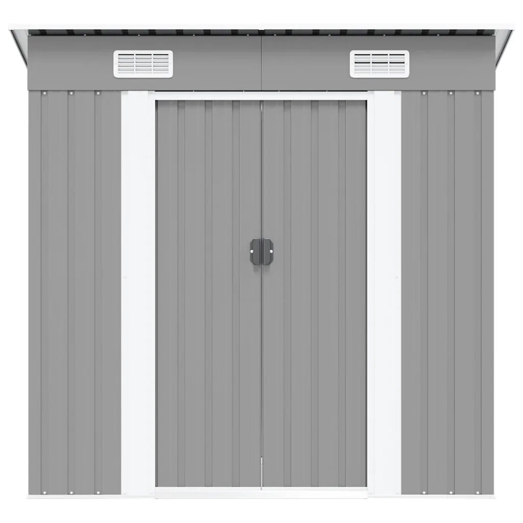Capanno da Giardino Grigio Metallo cod mxl 49493