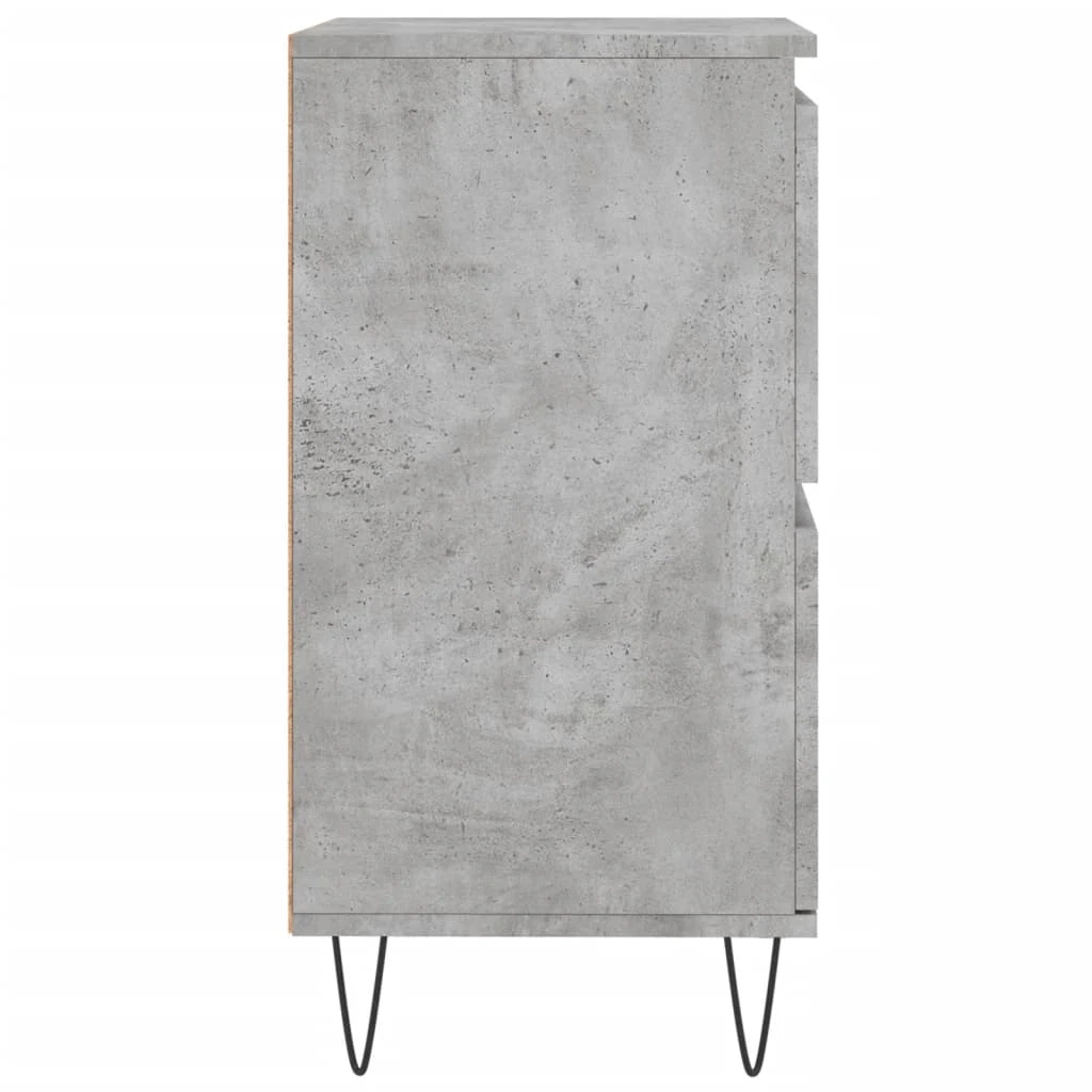 Buffet credenza cassettiera armadio mobile contenitore organizer per cucina soggiorno salotto 60 x 35 x 70 cm legno ingegnerizzato grigio 02_0031985