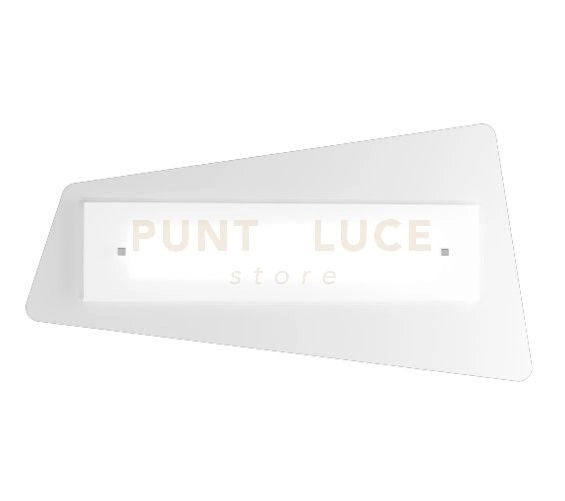 UNUSUAL APPLIQUE-PLAFONIERA RETTANGOLARE GRANDE 2 LUCI 1175-AG
