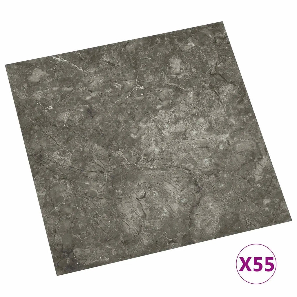 Tavole per Pavimenti 5,11 m2 55 pz PVC Grigio e Bianco CFW4143148