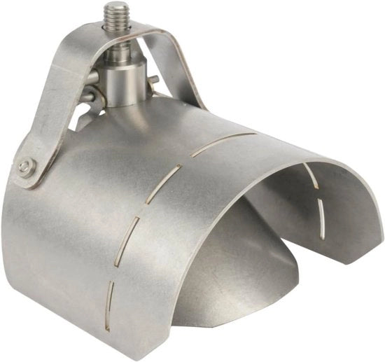 Blocco di tubo 110mm/4" per scarichi - Realizzato in acciaio inossidabile con valvola unidirezionale