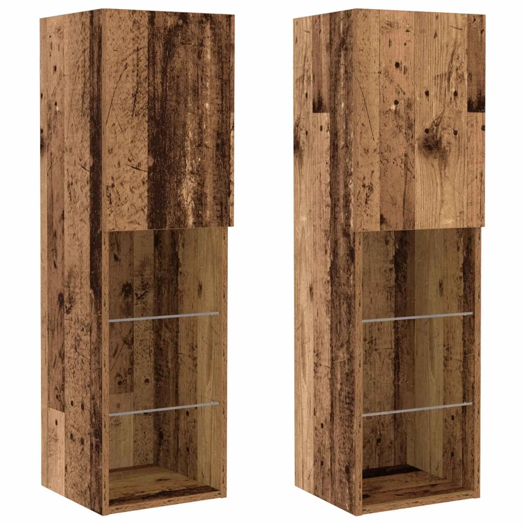 Set mobile TV 6 pcs Legno vecchio Legno multistrato 3334380