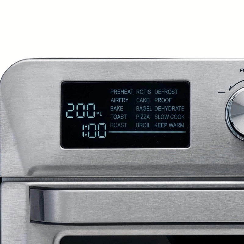 Forno + Friggitrice ad Aria 25L, 1700W, 15 funzioni di cottura, temperatura fino a 230° - Silver