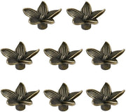 Bronze Lade Maniglie - 8 Pezzi - Maniglie a Fiore per Cassetto - Perfetti per l'Arredamento - Decorazione - Inclusi Viti - Adatti per Mobili.