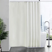 Douchegordijn Anti Schimmel Stoffa Polyester Acqua-Resistente Lavabile 200x200cm inclusi 12 Haken - Beige