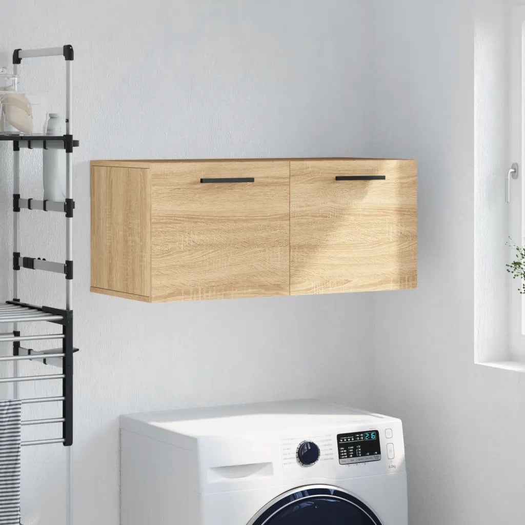 Armadietto a Muro | Mobile a Parete Rovere Sonoma 80x36,5x35 cm Legno Multistrato