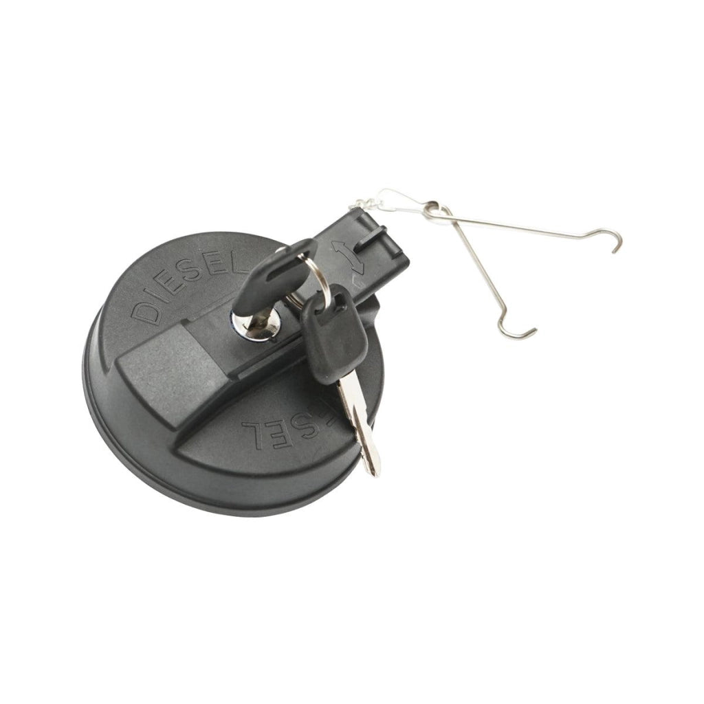 Tappo serbatoio con chiave per Case IH, Claas, Ford, John Deere, Massey Ferguson, Landini OEM 3786050M1, 4274363M1, 4280585M1, 4296020M1, 7700055371, 82011472, 84602136, 87731275, AL113 087, AL 78343, AL80633, F411201060080, 0011358050