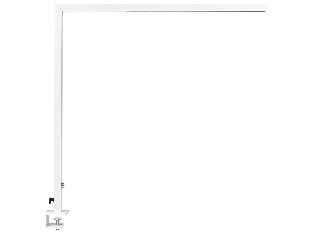 Lampada LED da scrivania bianco Metallo 120 cm Alluminio morsetto Luce Dimmerabile Ufficio Studio Moderno