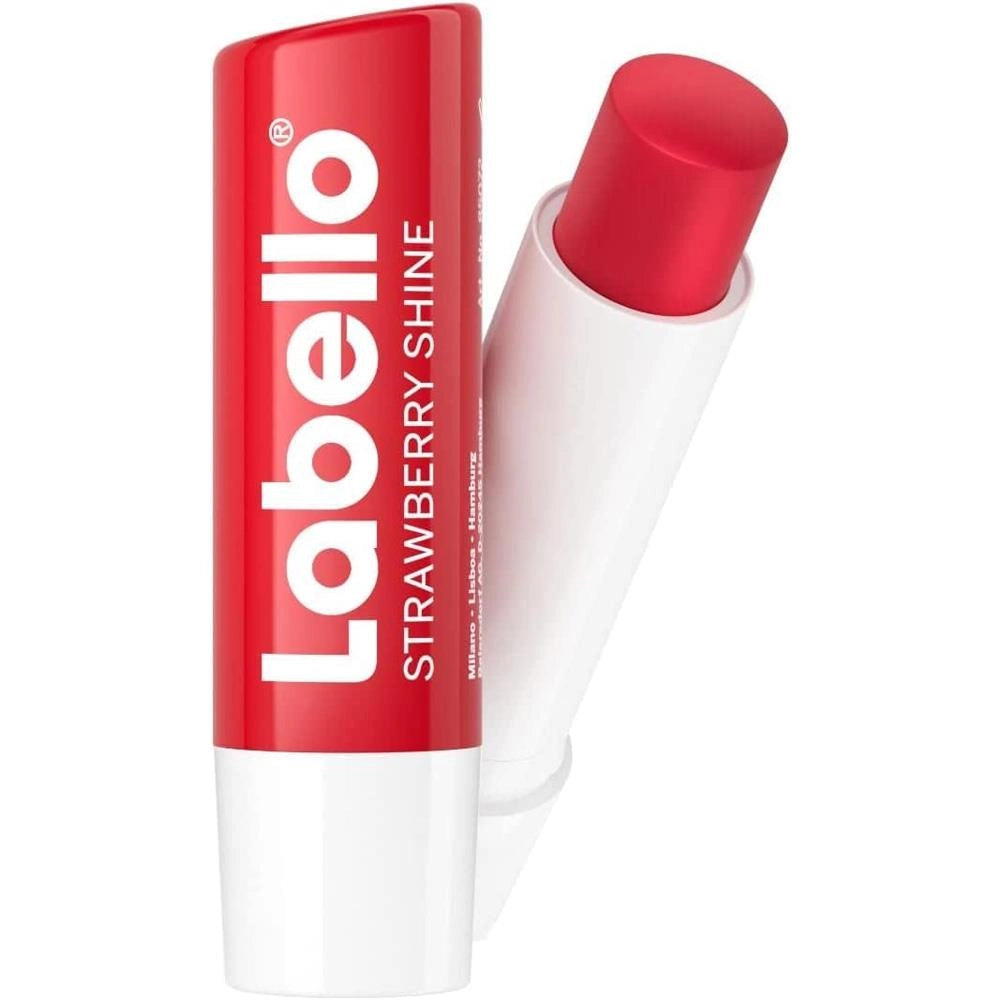 LABELLO BALSAMO LABBRA FRAGOLA SHINE H 24 STICK 4,8 GR CON BURRO DI KARITE'
