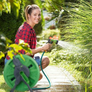 Hose Reel Senza Tubo - 45 m - 1/2 pollici - Tubo Giardino - Fusto - Verde/Grigio Tubo Giardino Reel.