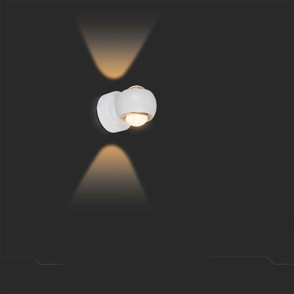 Applique V-TAC 10W LED su/giù bianca 3000K 950lm VT-7504