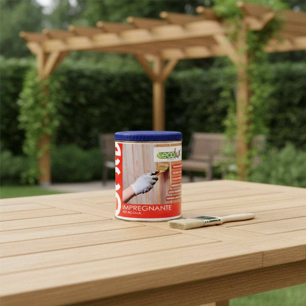 Ecolux impregnante fondo protettivo acrilico pigmentato rovere per legno *** formato 0,750 lt, confezione 1