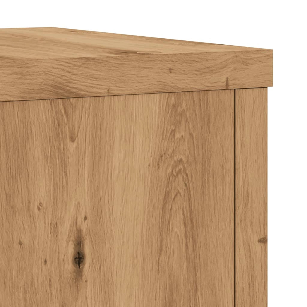 Portavasi mobili per fiori set da 2 fatti a mano legno ingegnerizzato marrone 02_0045292