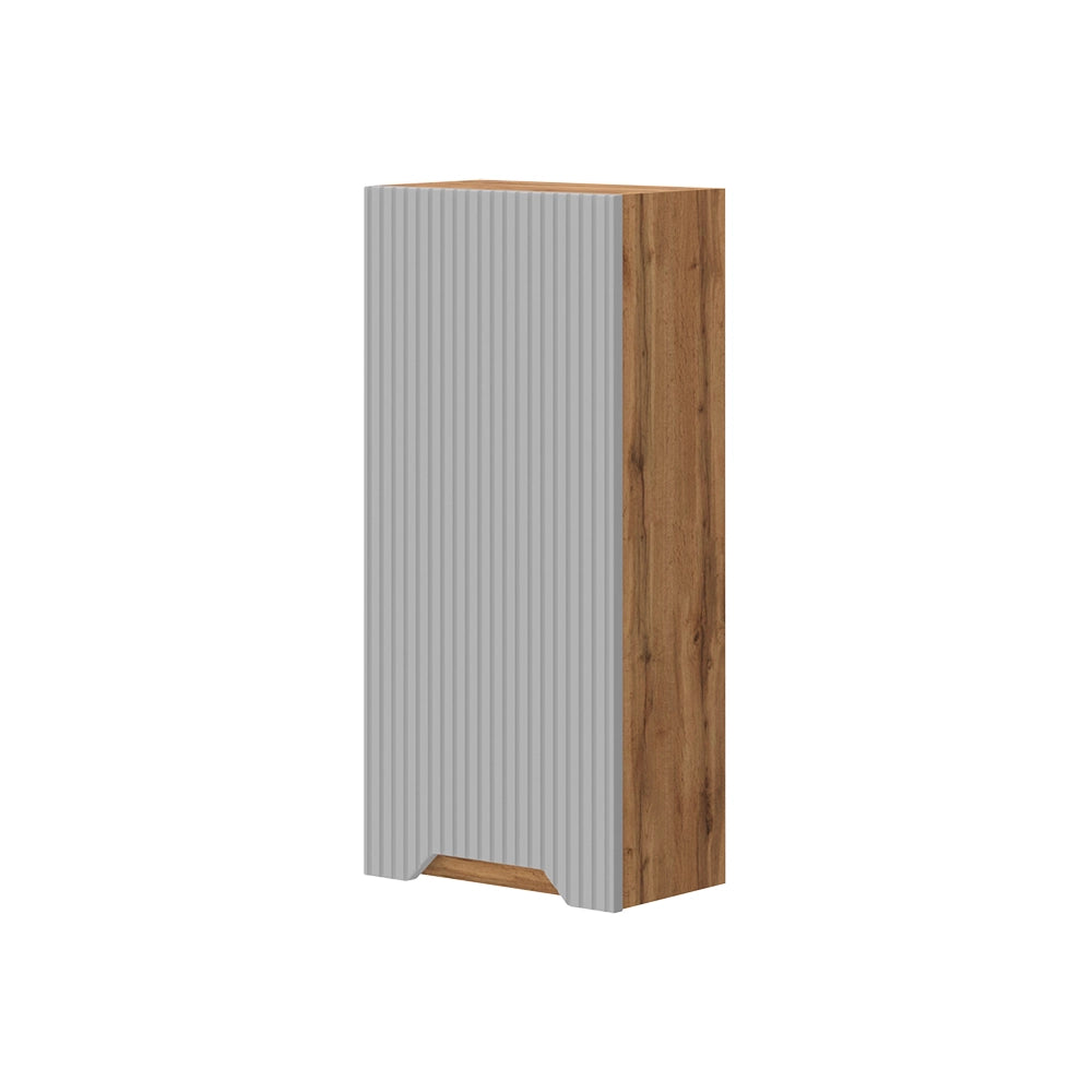 Vicco mobile bagno Rovere/grigio a righe 20 x 72.6 cm
