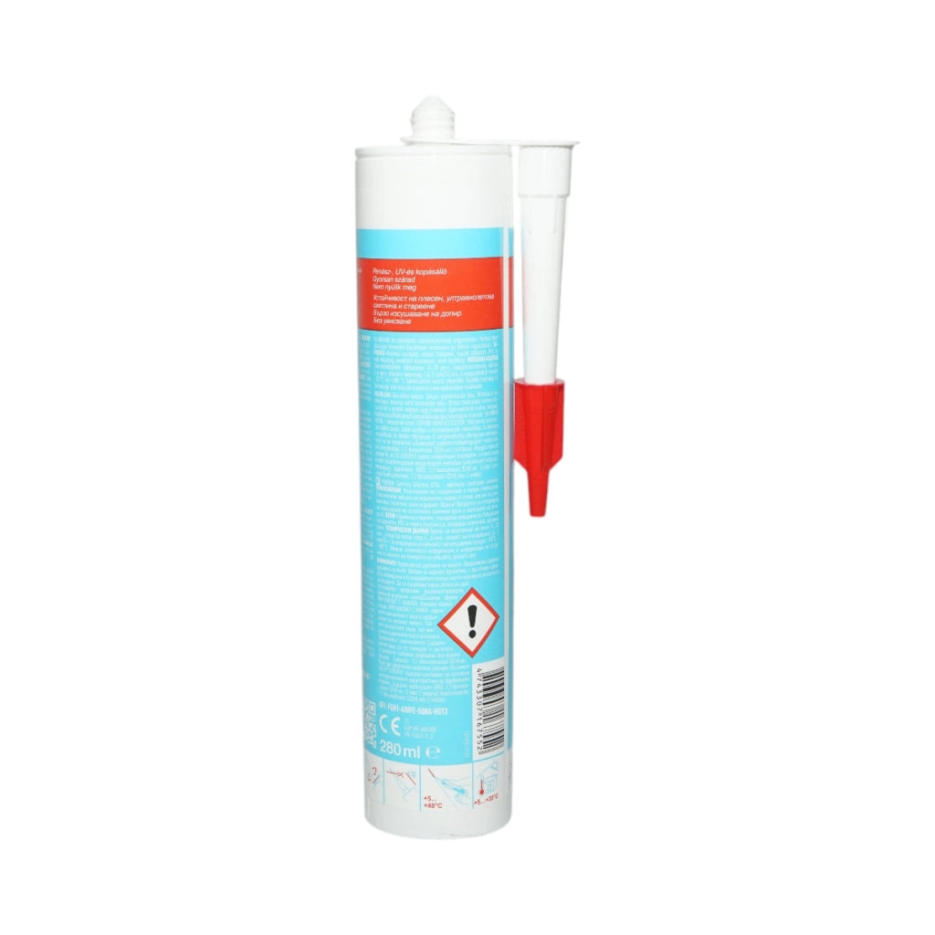 Silicone sigillante sanitario bianco resistente alla muffa 280 ml – Sanitary Silicone 323 Penosil