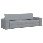 Divano letto | Sof¨¤ letto | Letto singolo Grigio chiaro 245 x 78 x 77 cm Tessuto