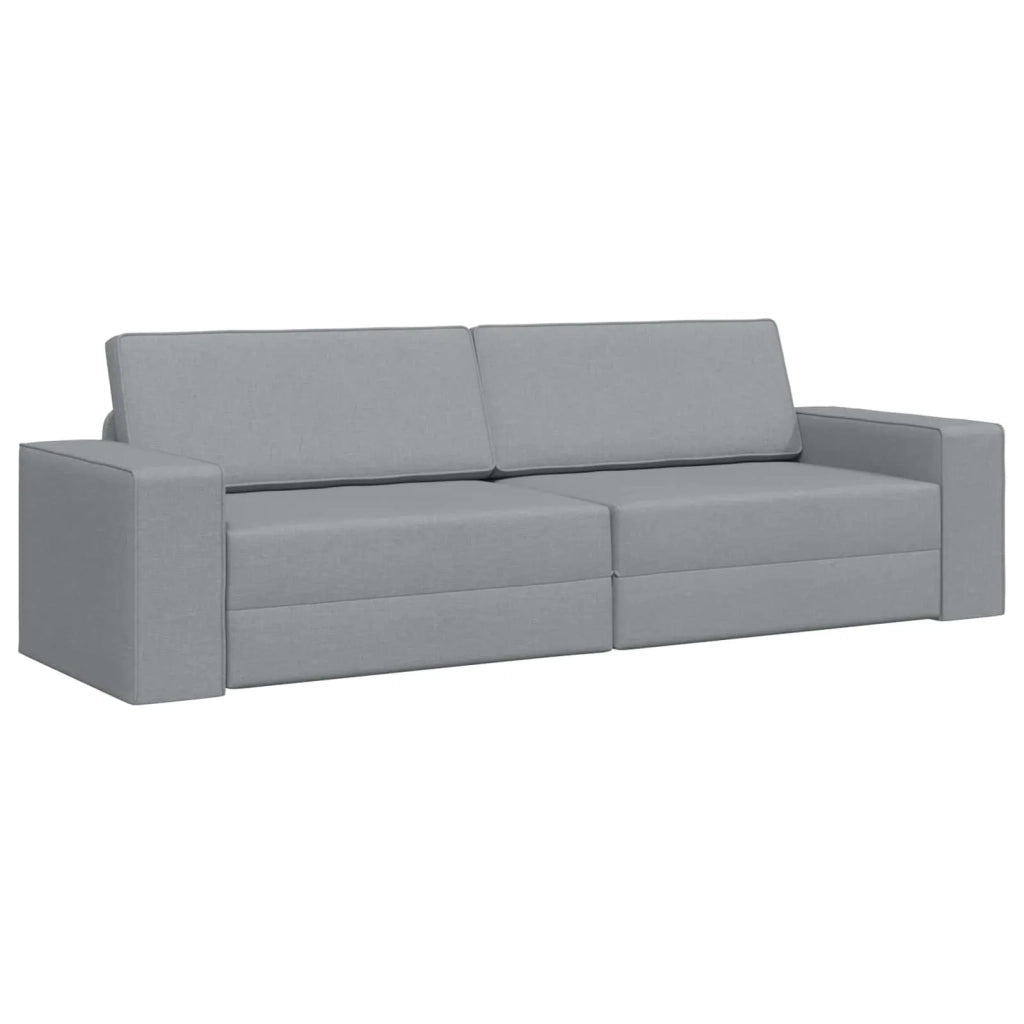 Divano letto | Sof¨¤ letto | Letto singolo Grigio chiaro 245 x 78 x 77 cm Tessuto