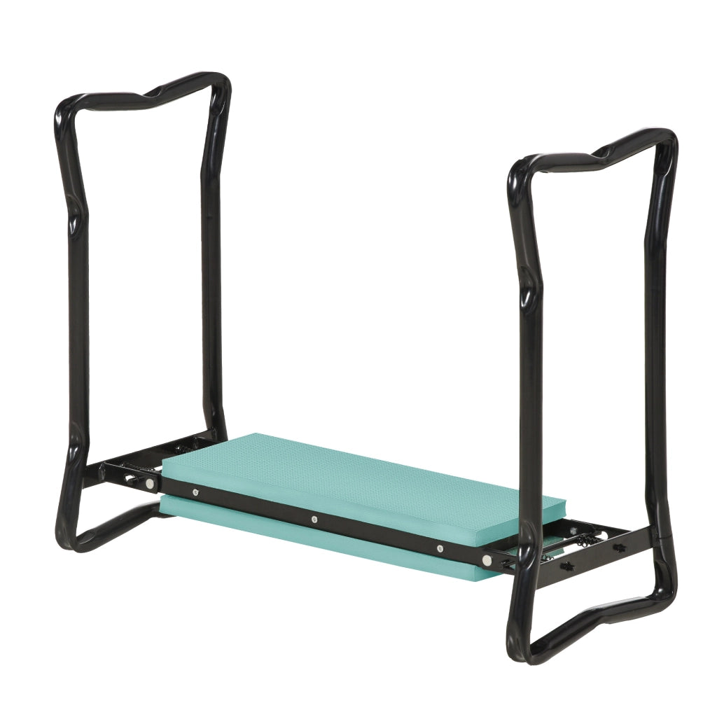 Sgabello Pieghevole Reclinatorio da Giardino con Cuscino ¨C zephmum ¨C Grigio, Polipropilene, Carga 150kg