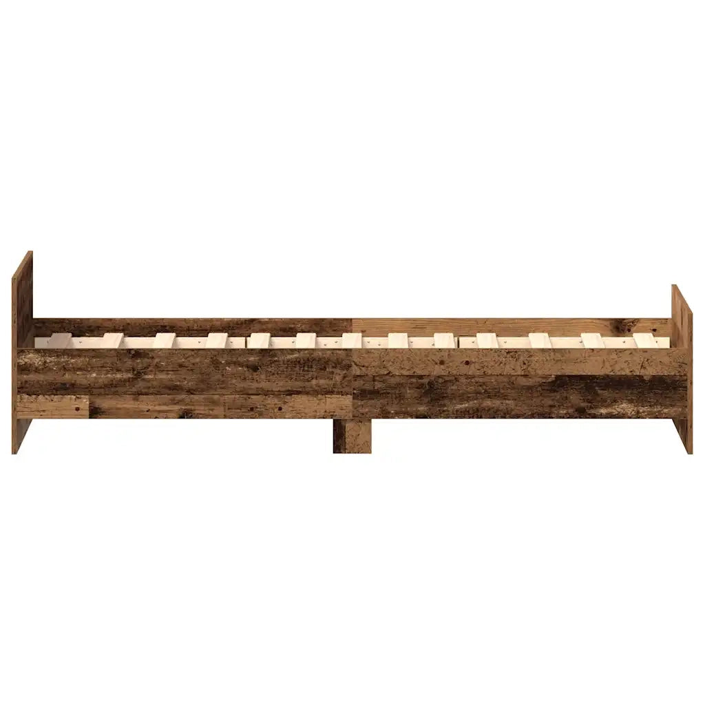 Giroletto senza Materasso Legno Antico 75x190 cm in Truciolato 862310