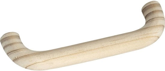 Maniglie in Legno - Maniglia per Mobili - 108mm Larghezza - Sparren Ruvido