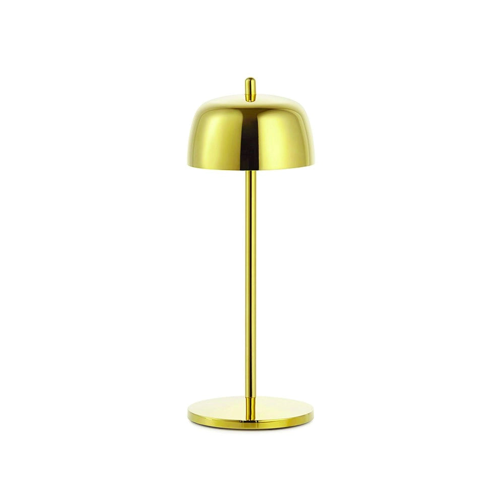 Zafferano Lampada a led da tavolo Circe Oro Lucido ricaricabile e dimmerabile